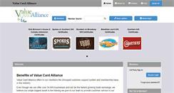 Desktop Screenshot of marketplace.valuecardalliance.com